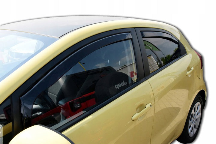 Heko vindavviser til Kia Rio II Hatchback – røykfarget