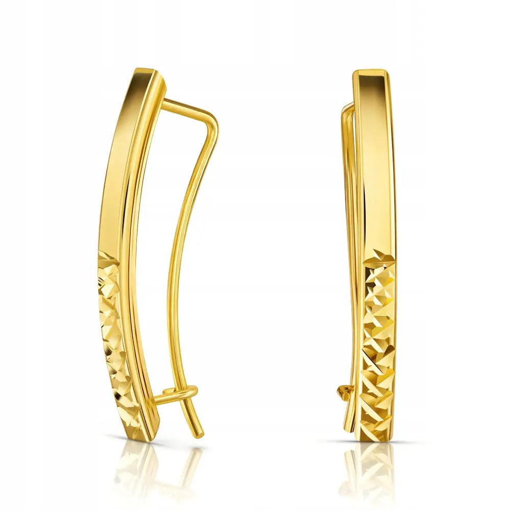 Øredobber Gull 585 - Elegante 14k 1,15g 24mm