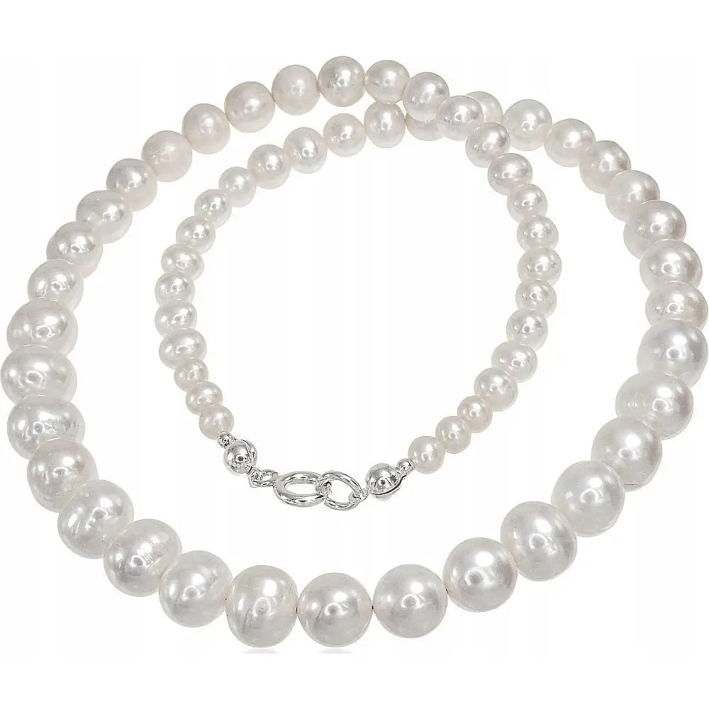 Perle Armbånd med Ekte Søtvannsperler 5-10 Mm i Sølv 925
