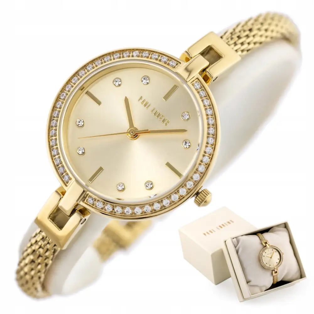 Elegant Paul Lorens Damesklokke Zg507c med Eske og Pose Gavesett