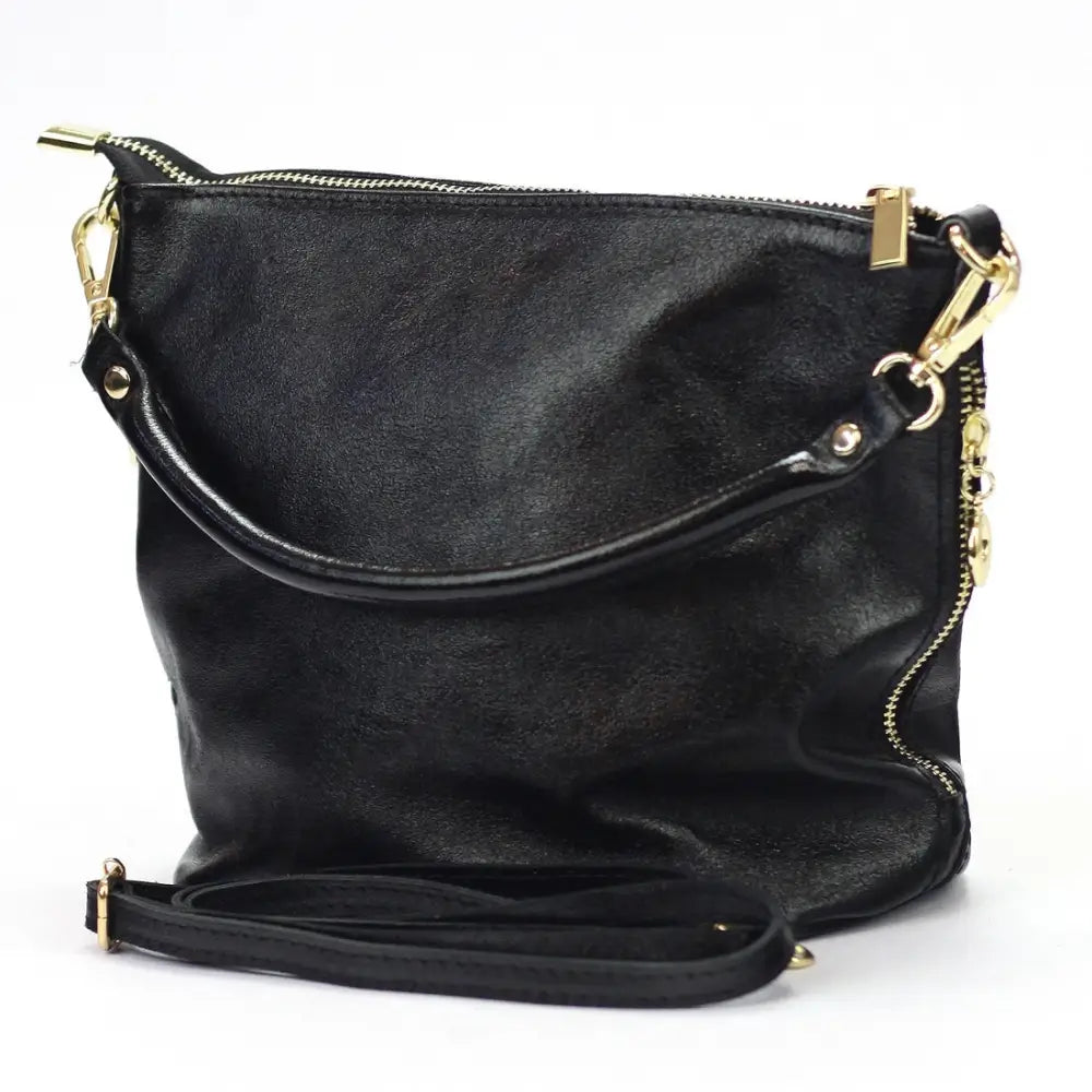 Elegant Skinn Dameskulderveske Vera Pelle