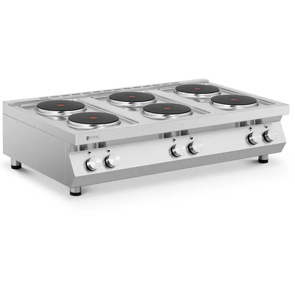 Elektrisk 6-platers Koketopp med 22 Cm Diameter 6 x 2600 w 400 v - Italia