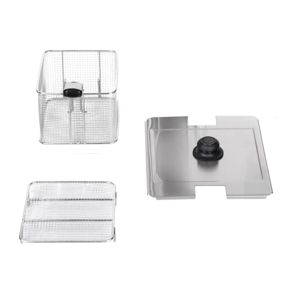 Elektrisk Fritertakke med Tappekran og Termostat 8l