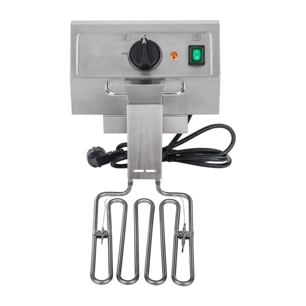 Elektrisk Fritertakke med Tappekran og Termostat 8l