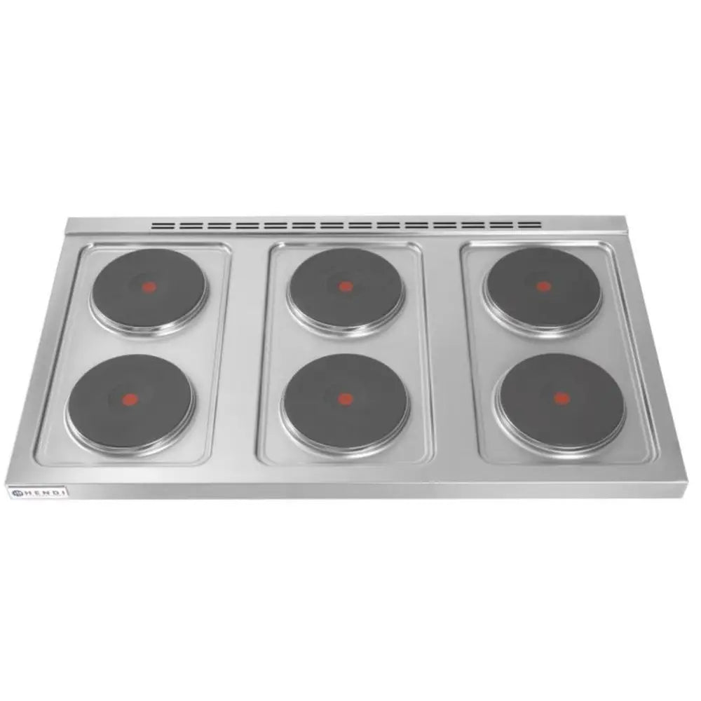 Elektrisk Frittstående Stålkokeplate 6 x 2.6kw 120cm