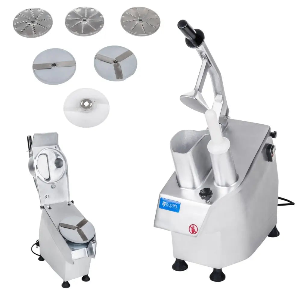 Elektrisk Grønnsak og Frukt Skjærer + 5 Skiver