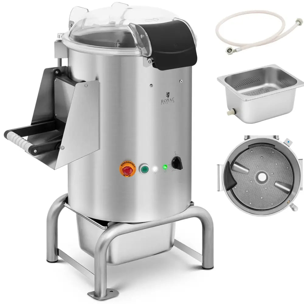 Elektrisk Potet- og Grønnsaksskreller 10 l + Timer