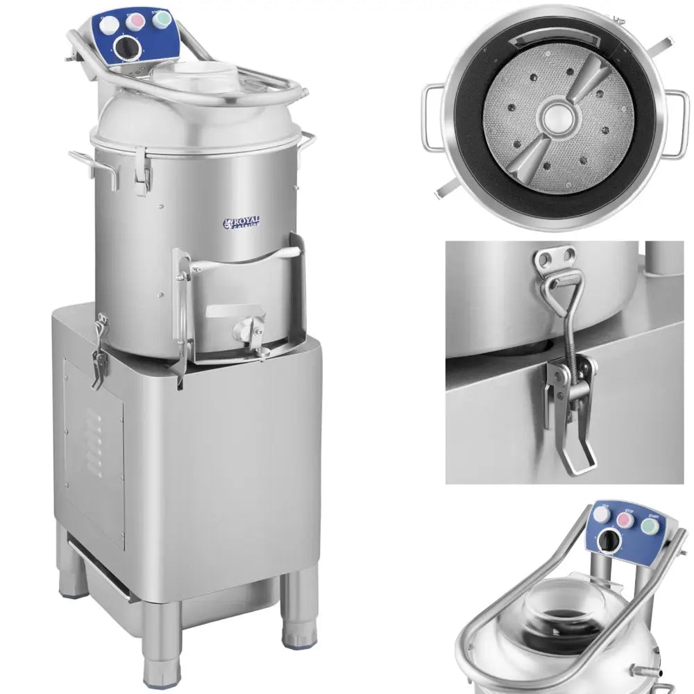 Elektrisk Profesjonell Potetskreller 21 l + Timer