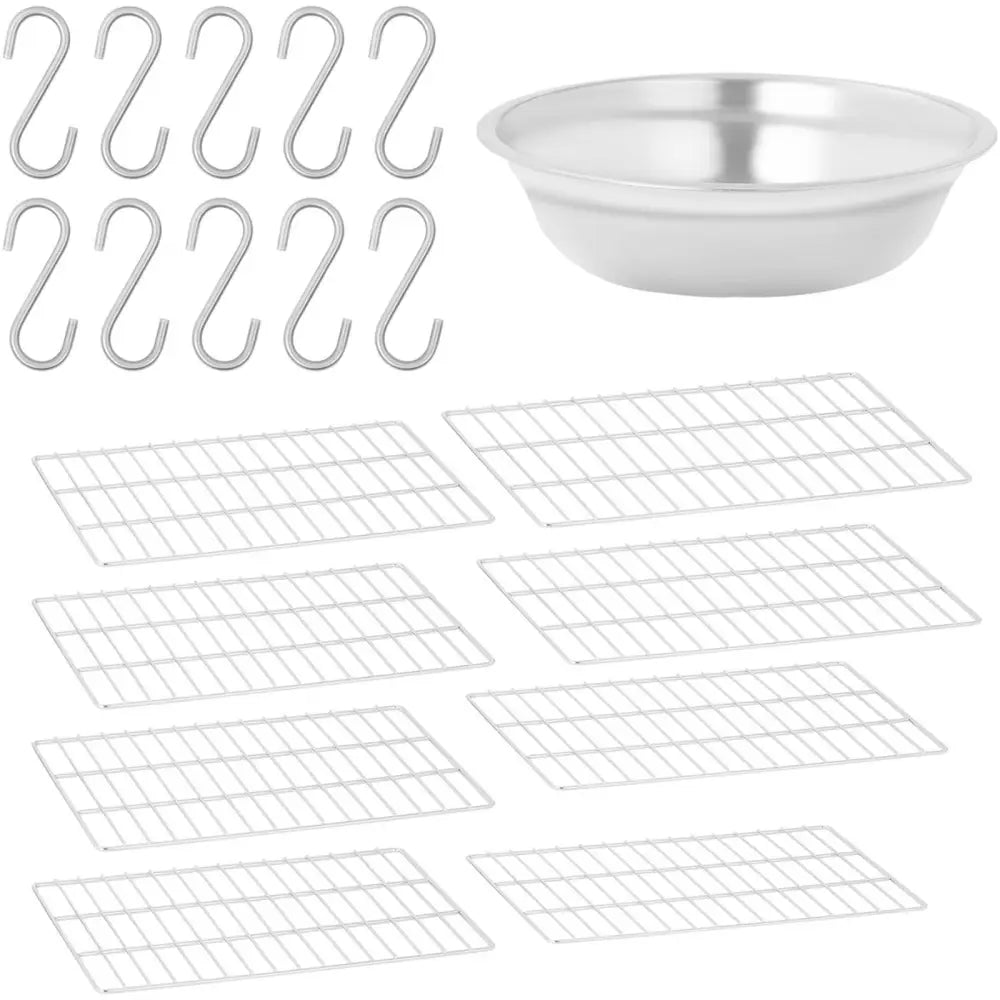 Elektrisk Røykovn 8 Hyller 147 l 1000 w