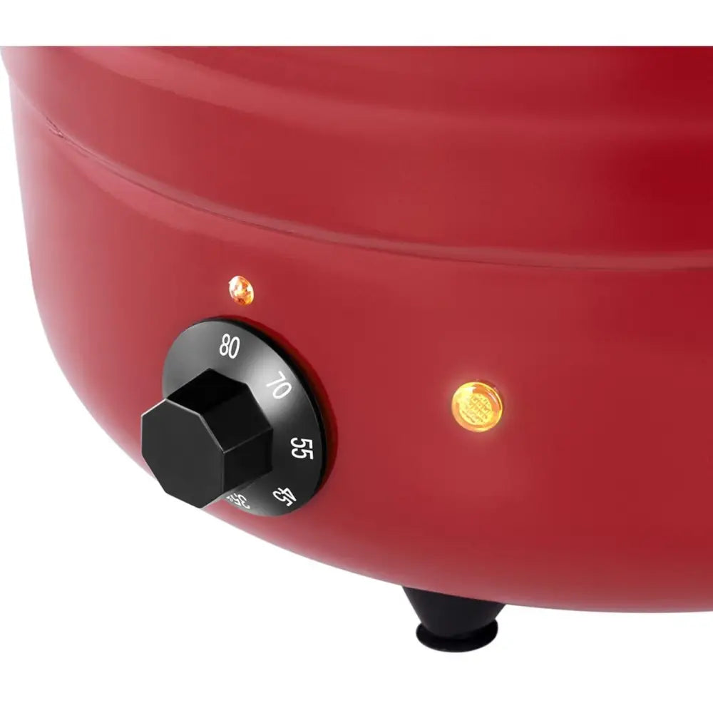 Elektrisk Rustfritt Stål Termos Gryte Rød 10 l