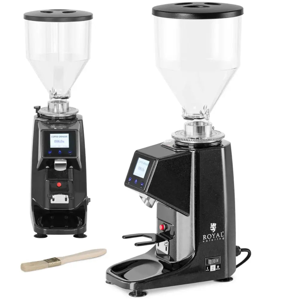 Elektrisk Svart Berøringsskjerm Kaffekvern 500/1000 Ml 200 w