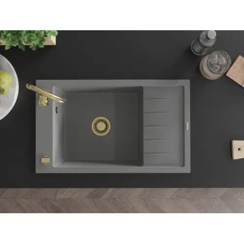 Elias Kjøkkenvask 1 Kum 795x480 Mm Grå - 6511791005-71-g