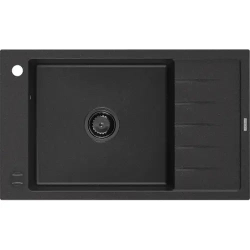 Elias Kjøkkenvask 1 Kum 795x480 Mm Svart/sølv 6511791005-73-b