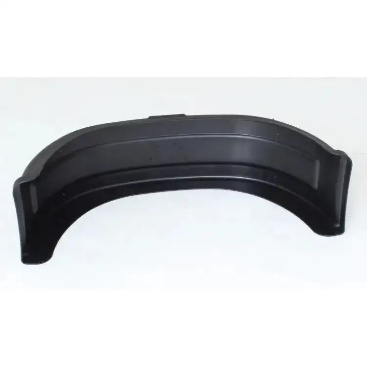 Enkelt skjerm for tilhenger 13'', svart buet plast vist ovenfra med glatte linjer og monteringsvennlig form.