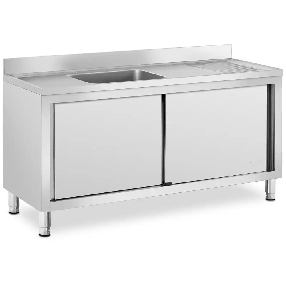 Enkeltkammer Matvask med Skap 160 x 60 x 94.5 Cm