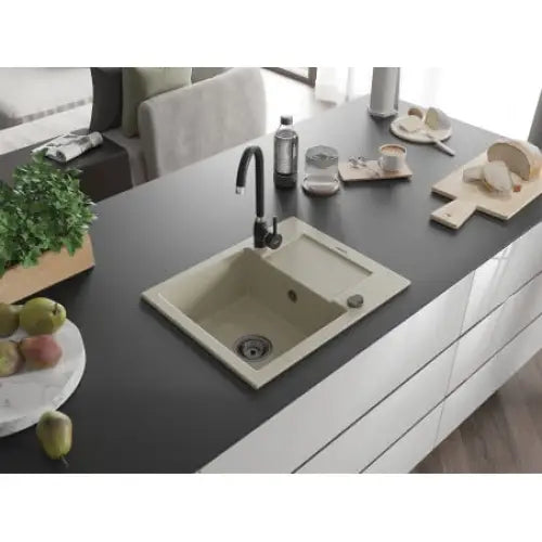 Enzo Kjøkkenvask 1 Kum 576x465 Mm Beige 6506571005-69-b