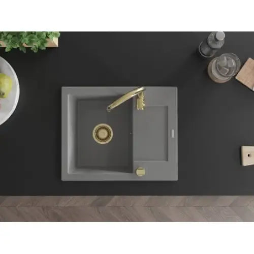 Enzo Kjøkkenvask 1 Kum 576x465 Mm Grå - 6506571005-71-g