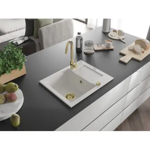 Enzo Kjøkkenvask 1 Kum 576x465 Mm Hvit - 6506571005-20-g