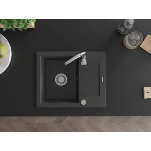 Enzo Kjøkkenvask 1 Kum 576x465 Mm Svart/grå - 6506571005-76