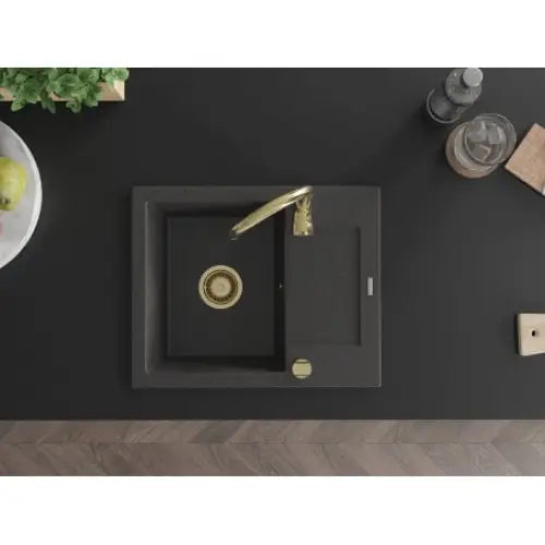 Enzo Kjøkkenvask 1 Kum 576x465 Mm Svart/grå - 6506571005-76-g