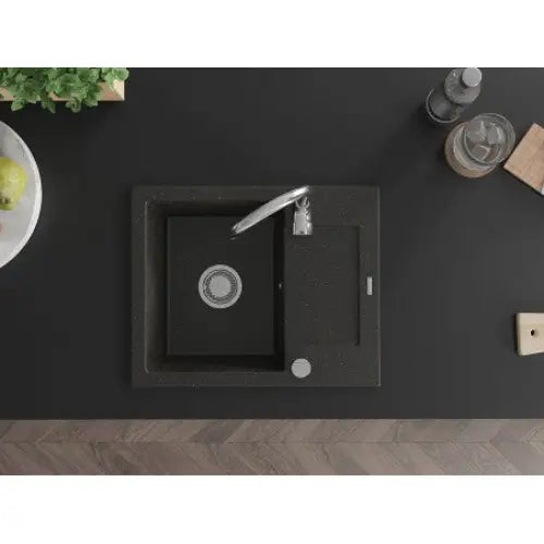 Enzo Kjøkkenvask 1 Kum 576x465 Mm Svart/gull - 6506571005-75