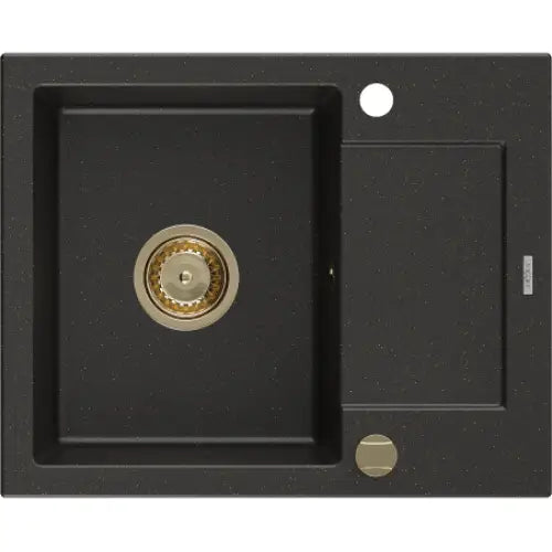 Enzo Kjøkkenvask 1 Kum 576x465 Mm Svart/gull - 6506571005-75-g