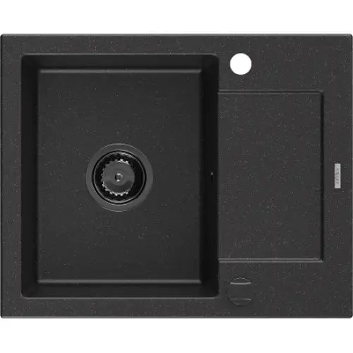 Enzo Kjøkkenvask 1 Kum 576x465 Mm Svart/sølv 6506571005-73-b