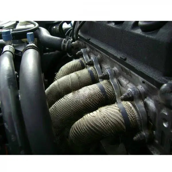 Exhaust Heat Wrap 50mm 10m Titanium + Ties