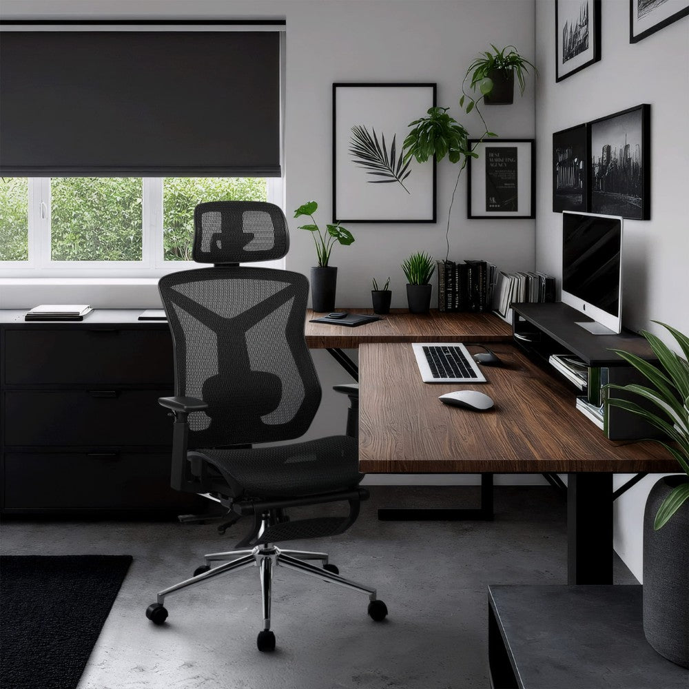 Mark Adler Expert 5.7 svart kontorstol – sett fra siden