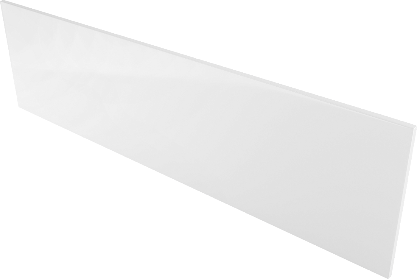 Mexen Uni frontpanel 190 cm for rektangulært badekar, hvit - 55099