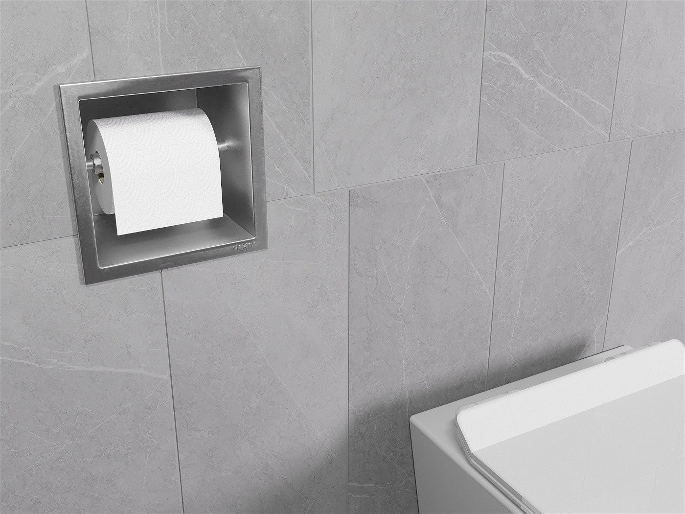 Mexen X-Wall-P toalettpapirholder, rustfritt stål -