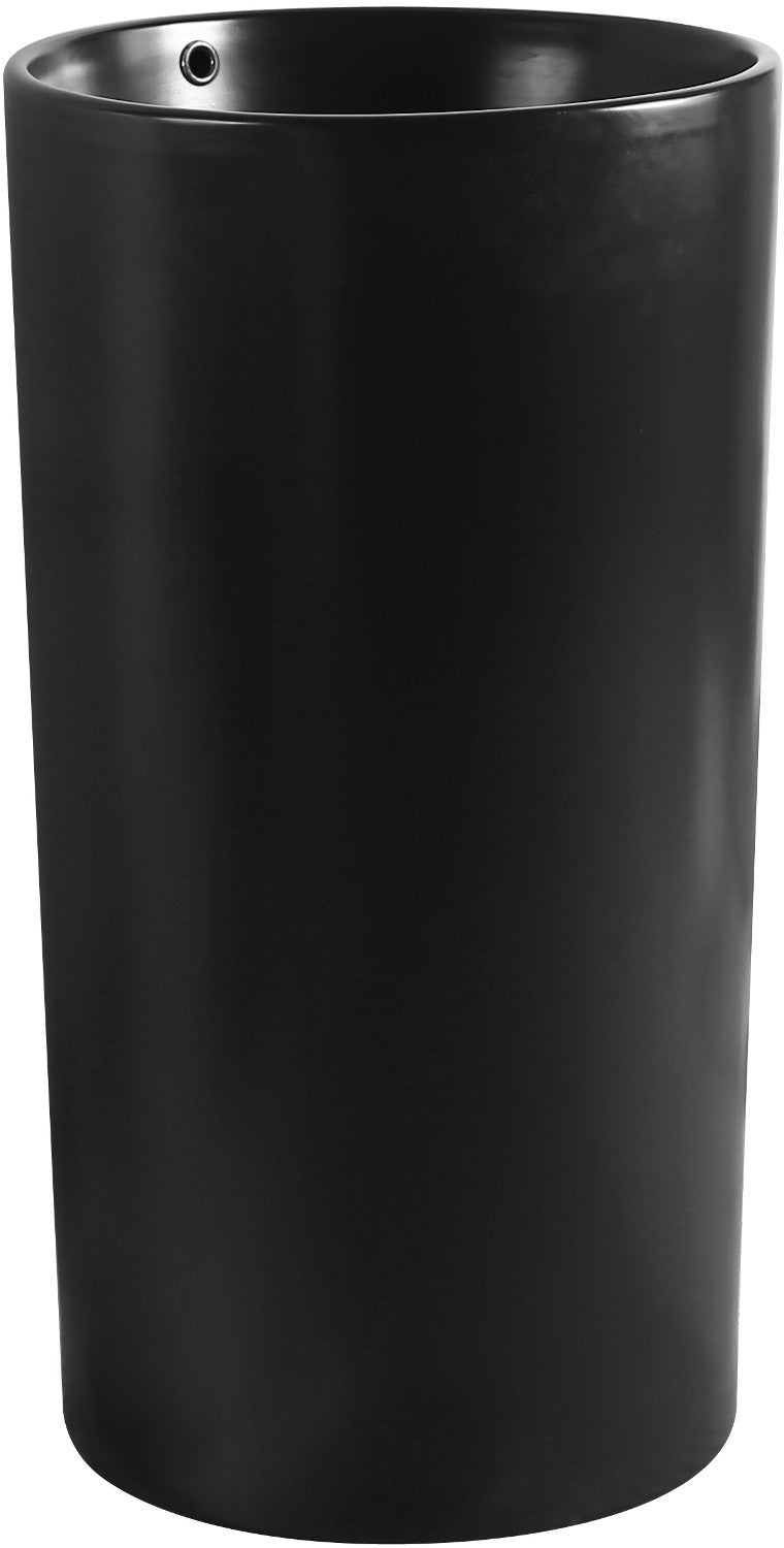 Mexen Nerda frittstående vask 46 x 44 cm, matt svart