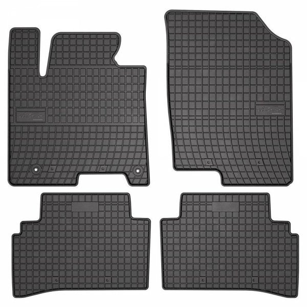 Frogum gummimatter til Hyundai Tucson IV (2020-) – svart, 4 stk i sett, 1 cm sidekant, TÜV-godkjent