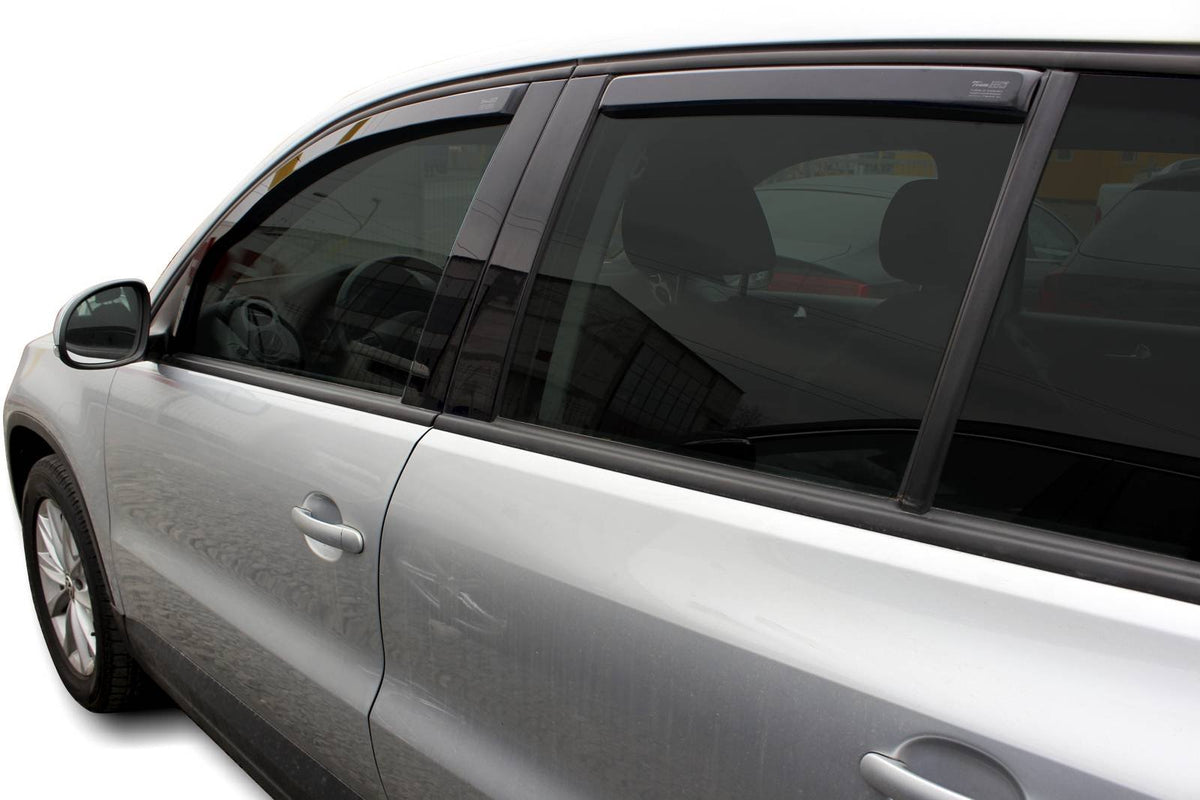 Heko vindavviser til Vw Tiguan I / sett 4 stk. – PMMA Plexi