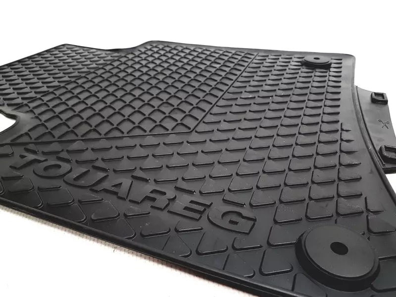 VAG OEM gulvmatter til Vw Touareg 7P – svart Titanium Black