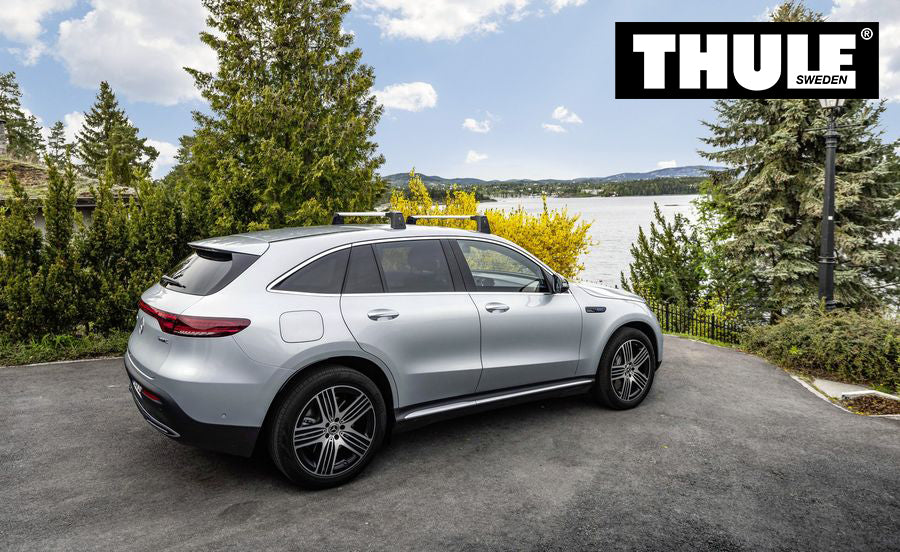 Takstativ Mercedes EQC (N293) Thule (2019-2023) - sett forfra