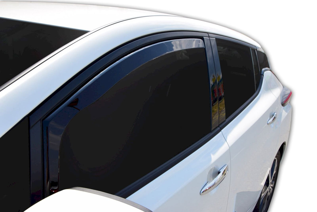 Heko vindavviser til Nissan Leaf II – sort transparent smoked
