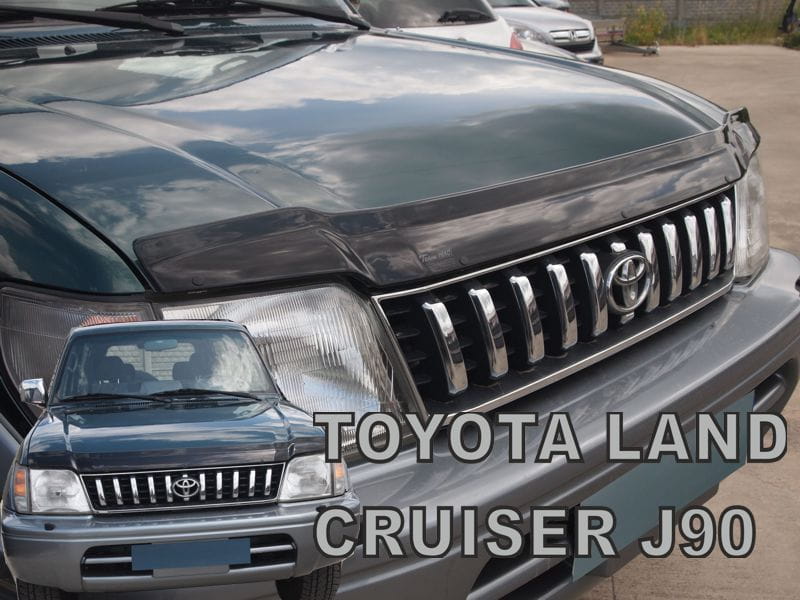 Heko panserbeskytter i akryl til Toyota Land Cruiser J90 (1996-2002) med enkel montering og steinsprutbeskyttelse