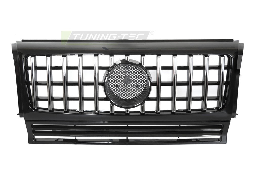 Detaljbilde av Grill Mercedes G-Klasse W463 90-12 krom/sort.