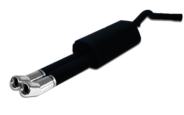 Sluttdemper Ulter A4 B5 101-202 dobbel utgang N13-1 polerte rustfri endepiper