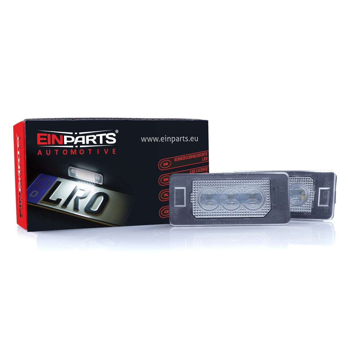 Skiltlys Audi /Volkswagen/Skoda – LED - detaljer