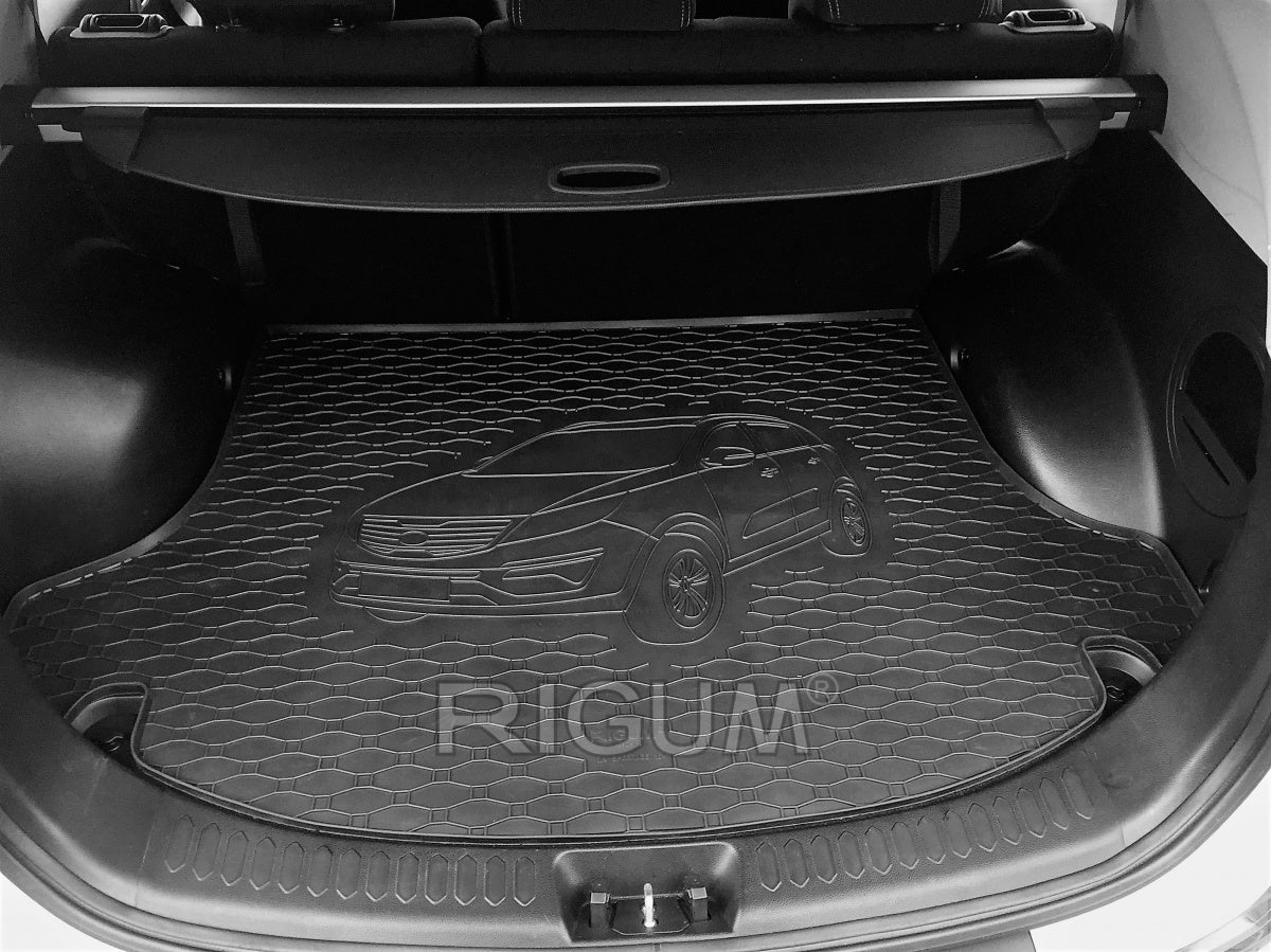 Rigum bagasjeromsmatte til Kia Sportage III – svart titanium