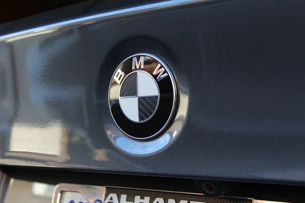 Emblem Bmw Carbon - 1 stk. D - Ø82mm - detaljer