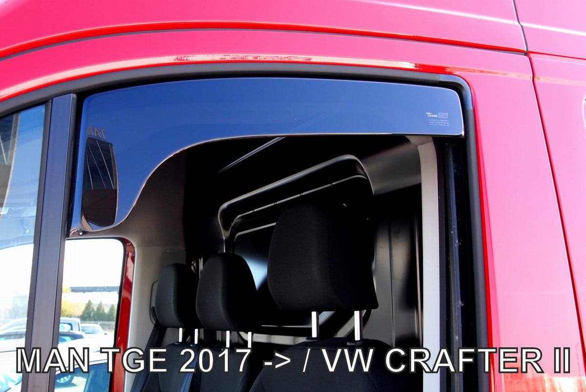 Heko vindavviser til Vw Crafter II – røykfarget plexiglass