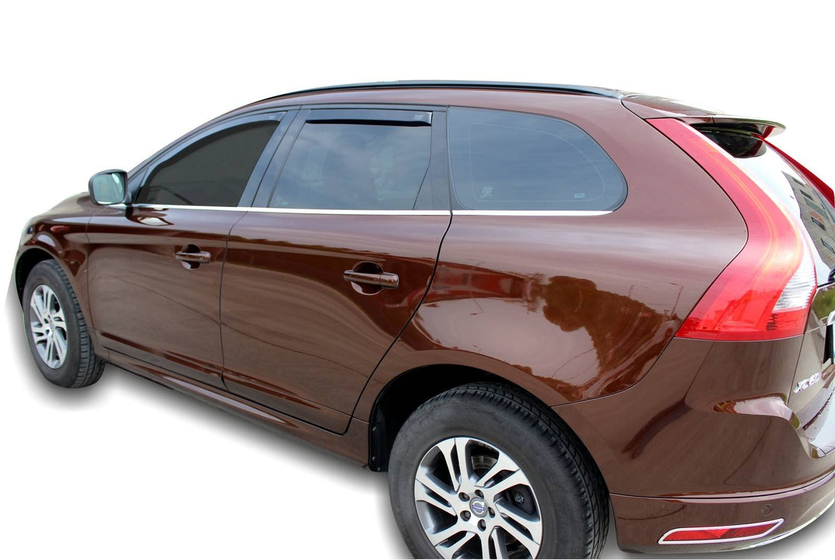 Vindavviser Volvo XC60 I / sett 4 stk. (2008-2017) – PMMA Plexi - nærbilde