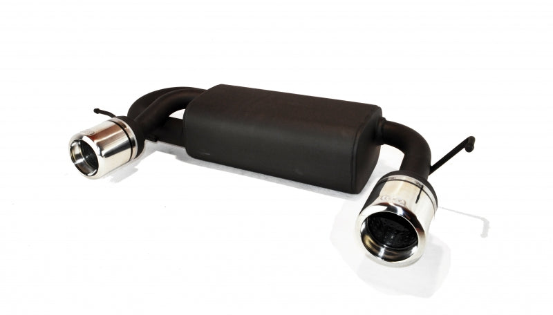 Sluttdemper duet Ulter TT 8N 101-308 N90RS runde endepiper Ø90 mm polert rustfri