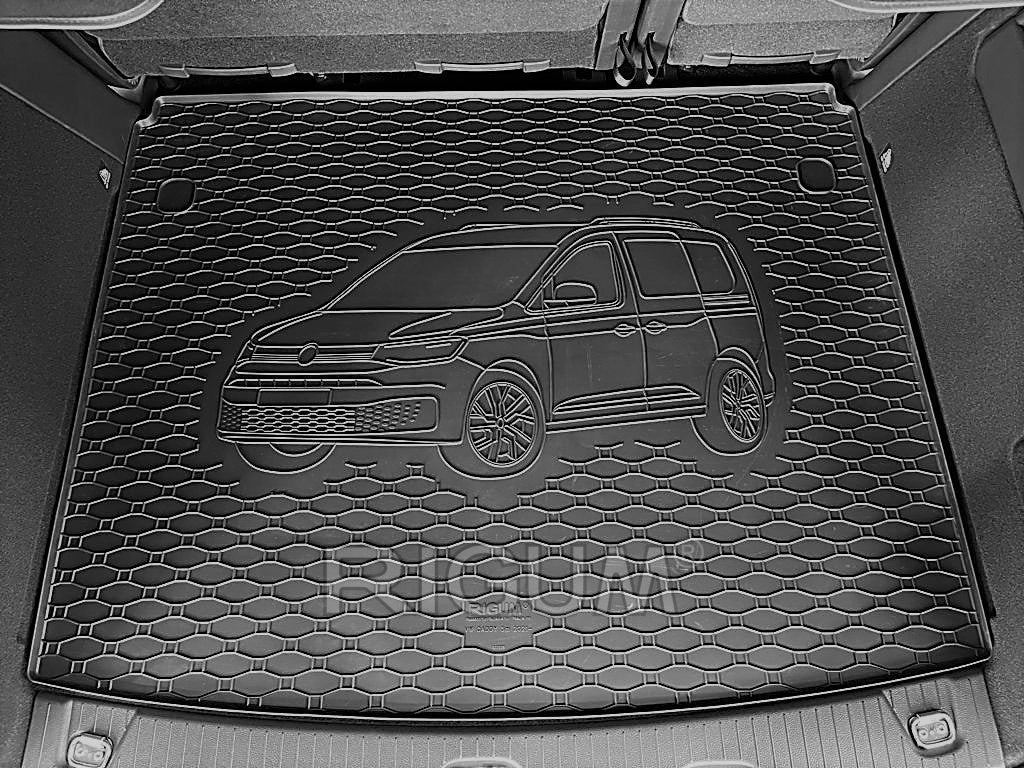 Rigum bagasjeromsmatte til Vw Caddy V – 10 mm sidekant