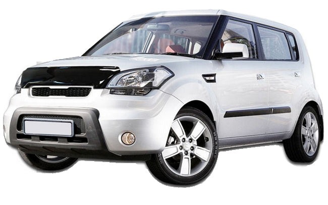 Scoutt panserbeskytter i akryl til Kia Soul I facelift (2011-2013) - beskyttelse mot steinsprut og insekter