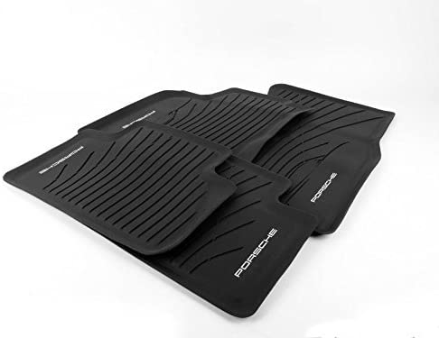 Porsche OEM TPE all-weather gulvmatter til Porsche Panamera II (971) 2016-2023 – anthracite/svart, sett med 4