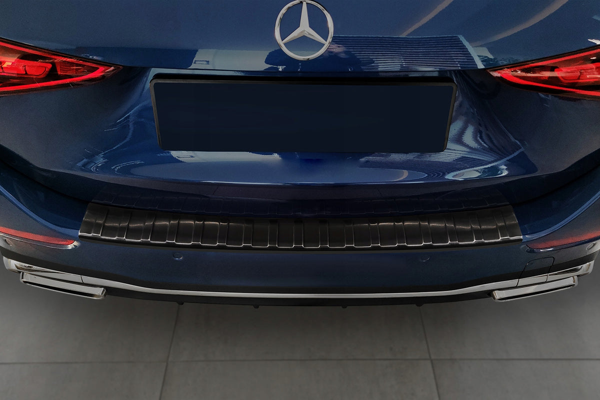 Avisa bakfangerbeskytter til Mercedes C (S206) AMG T Model – svart børstet